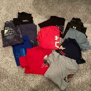 Lot of boys T-Shirts; Under Armour and Nike